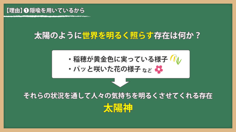 隠喩について②