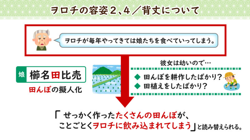 ヲロチの容姿2、4/背丈について①