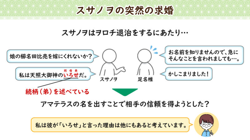 スサノヲの突然の求婚